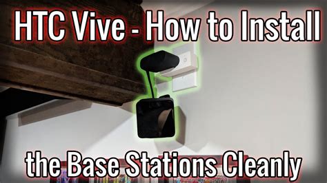 how to install VIVE base station